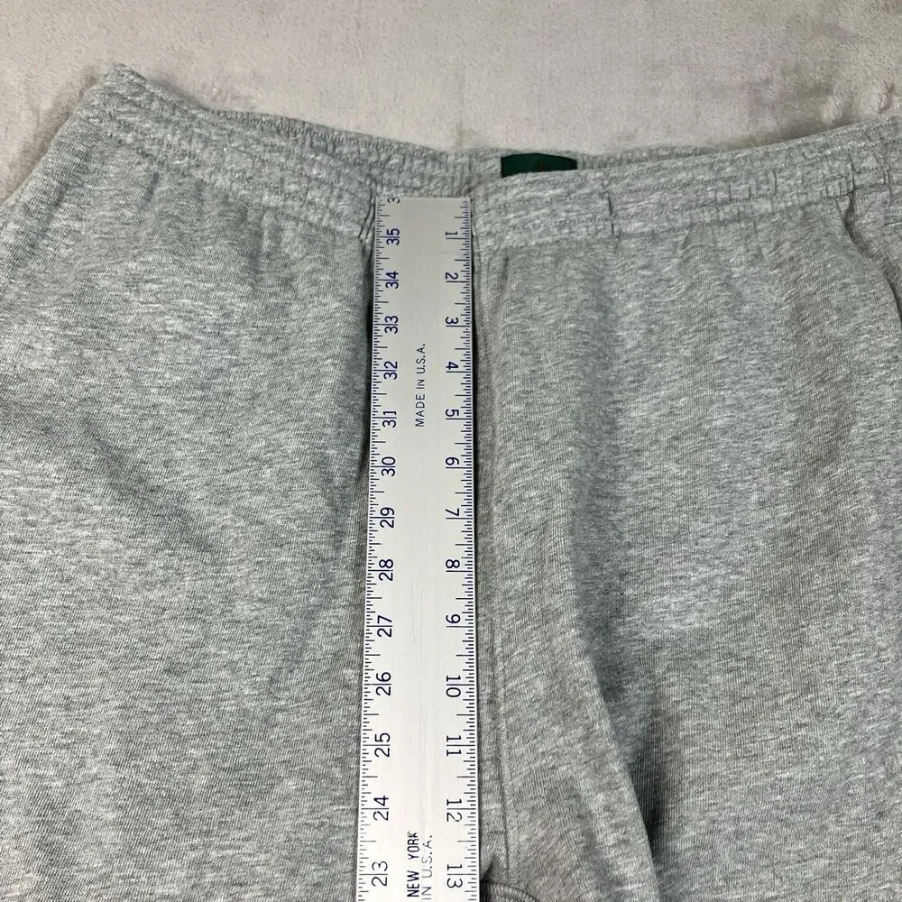 J.Crew 83 Fleece Sweatpants Mens XL Gray Cotton Blend Jogger Athleisure
